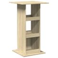 vidaXL Barový stôl s policami dub sonoma 60x60x102 cm kompozitné drevo