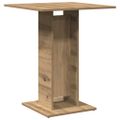 vidaXL Bistro stolík, dub artisan 60x60x75 cm, kompozitné drevo