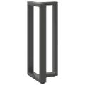 vidaXL Nohy barového stola v tvare T, 2 ks, antracitové, 40x35x(100-101) cm, oceľ