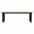 vidaXL Lavica 155x40x45 cm borovicové drevo