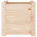 vidaXL Záhradné kvetináče 2 ks 31x31x31 cm, borovicový masív