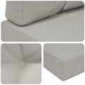 vidaXL Vankúš na vonkajšiu pohovku Polyester Sivá 80 x 80 cm