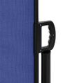 vidaXL Zaťahovacia bočná markíza, modrá 120x600 cm