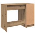 vidaXL Stôl dub artisan 100x50x75 cm kompozitné drevo