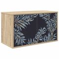 vidaXL Nástenný TV kabinet DOKKUM 69 x 33 x 40 cm Dub sonoma