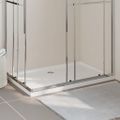 vidaXL Obdĺžniková sprchová vanička z ABS biela 80x120 cm