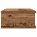vidaXL Nočný stolík Staré drevo 40 x 31 x 15 cm Kompozitné drevo
