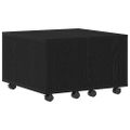 vidaXL Konferenčný stolík Čierny dub 60 x 60 x 38 cm Kompozitné drevo
