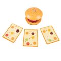 Montessori drevený hamburger Kruzzel 22673
