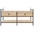 vidaXL Konferenčný stolík dub sonoma 99x50x50 cm kompozitné drevo