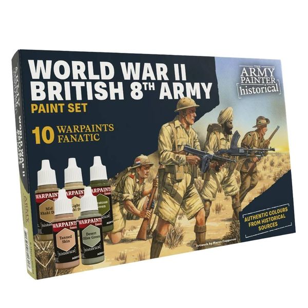 Sada farieb Army Painter: Historical - WWII British 8th Army