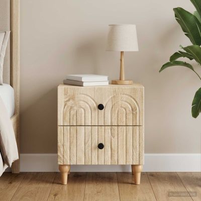 vidaXL Nočný stolík Dub sonoma 43 x 34,5 x 48 cm Kompozitné drevo