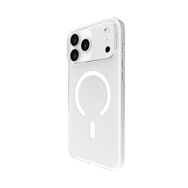 ER Ochranný kryt Mag Slim pro iPhone 17 Pro Max - průhledný