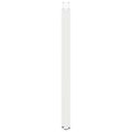 vidaXL Nohy barového stola v tvare U, 2 ks, biele, 40 x (100-101) cm, oceľové