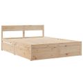 vidaXL Posteľ bez matraca 140x200 cm masívna borovica
