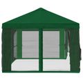 vidaXL Kryt altánku s bočnými stenami 6 x 3 m Zelená Polyester 190 gsm