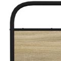 vidaXL Posteľný rám bez matraca 140x200 cm dub sonoma kompozitné drevo