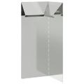vidaXL Slimáková ohrada 4 ks 10 x 10 x 25 cm Pozinkovaná oceľ