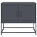 vidaXL TV skrinka antracitová 68,5x39x60,5 cm oceľ