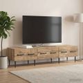 vidaXL TV skrinka 147 x 34,5 x 30 cm Dub artisan Kompozitné drevo