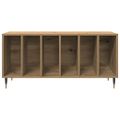 vidaXL Skrinka na gramofónové platne dub artisan 100 x 38 x 48 cm