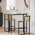 vidaXL stôl Sonoma dub 100 x 40 x 100,5 cm Inžinierske drevo a oceľ