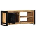 VidaXL TV skrinka 80x30x35 cm Masívne hrubé drevo Mango