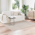 vidaXL Kusové koberce Štvorcový FARO Krémová 200 x 200 cm Polyester