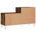 vidaXL Botník dymový dub 102x36x60 cm spracované drevo