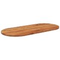 vidaXL Stolová doska 90x40x2,5 cm oválna masívna akácia