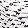 vidaXL Pracovné lano biele 10 mm 100 m polyester