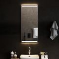 vidaXL LED kúpeľňové zrkadlo 40x90 cm
