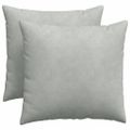 vidaXL Vankúše na pohovku 2 pcs Svetlosivá 50 x 50 cm