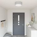 vidaXL Stropná lampa so bodmi Sivá 38 x 38 x 13,5 cm látka
