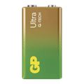Batéria 6F22 (9V) alkalická GP Ultra 9V 1ks