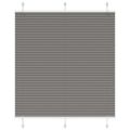 vidaXL plisovaná roleta antracitová 115x100 cm Šírka látky 114,4 cm