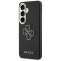 Puzdro Guess Grained Big 4G Metal Logo pre Samsung Galaxy S26 čierne