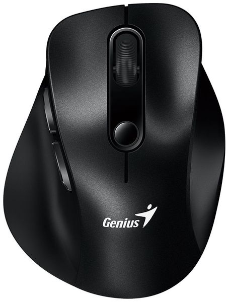 GENIUS Ergo 9000S Black/ duálny Bluetooth + 2,4GHz/ 2400 dpi/ bezdrôtová/ tichá/ čierna Myš, bezdrôtová, optická, 2400DPI, 6 tlačidiel, Bluetooth, USB, čierna