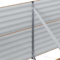 vidaXL Zvýšený záhon Hnedá 320 x 80 x 81 cm Oceľ