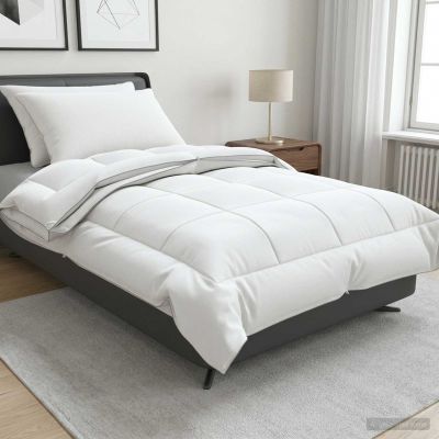 vidaXL Súprava paplóna a vankúša 3 ks 140x220 cm 4 ročné obdobia Vlnka