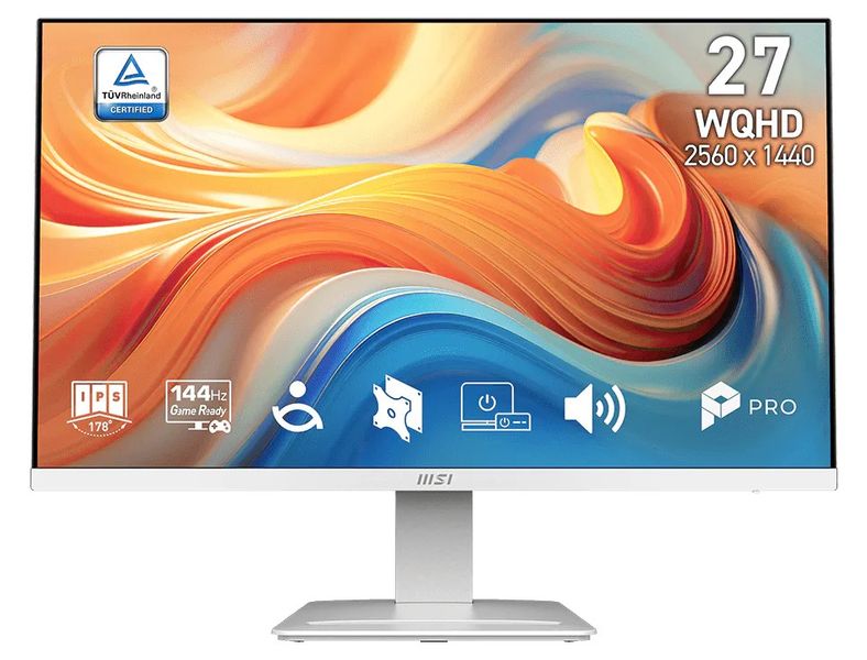 MSI Pro/MP273QW E14/27''/IPS/QHD/144Hz/1ms/Biela/3R