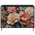 vidaXL Servírovacia skriňa BORNE Čierny dub 102 x 33 x 76 cm