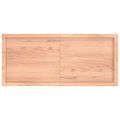 vidaXL Stolová doska svetlohnedá 120x50x(2-6)cm ošetrený masív hrany