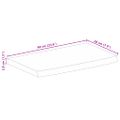 vidaXL Stolová doska 60x20x3,8 cm živý okraj masívny mangovník