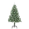 vidaXL Vianočný stromček Zelená 180 cm PVC