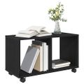 vidaXL Koncový stôl Čierny dub 72 x 33 x 42,5 cm Kompozitné drevo