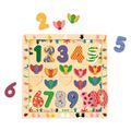 Edukačné puzzle s číslami a zvieratkami