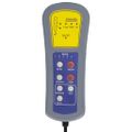 vidaXL Masážne sklápacie kreslo s podnožkou čierne umelá koža
