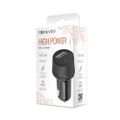Forever car charger 1xUSB 2,4A + 1xUSB-C PD 45W LA-04 black