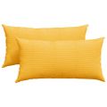 vidaXL Vankúše na pohovku 2 pcs Svetložltá 80 x 40 cm